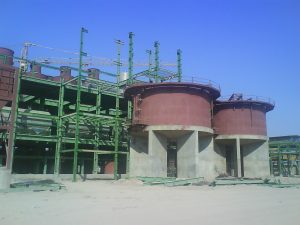 Construction and installation of fuel and molasses tanks, sand filters, sand blasting and painting in Dehkhoda sugar factory