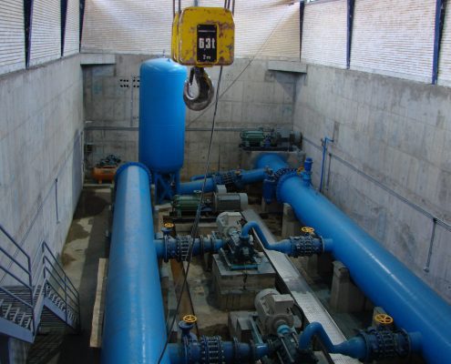Construction of buildings and electrical and mechanical equipment of water pumping station from Talegha n to the Second Karaj Water Treatment Plant
