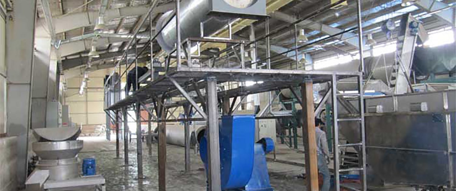 Study, design, procurement, construction, transportation, installation and commissioning of the line for converting fruit and vegetable waste into animal food:
